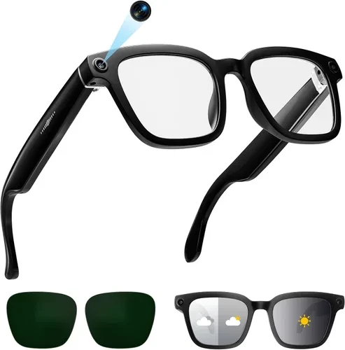 Smart Glasses with Camera and AI Assistant — Smart Glasses, Amwentu