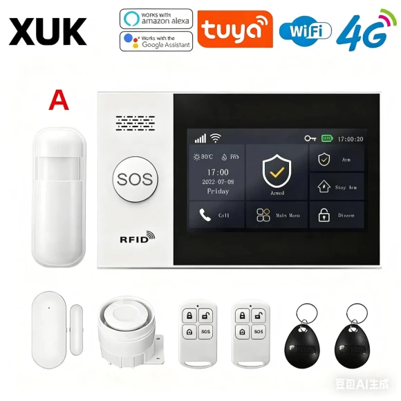 Smart Home Security System — Security Monitoring, XUK
