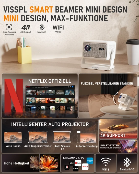 Smart Projector with WiFi and Bluetooth — Smart Projector, VISSPL