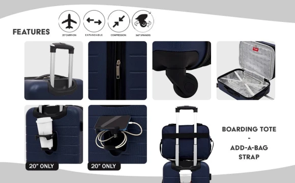 Smart Spinner Hardside Luggage Set — Smart Luggage, Wrangler