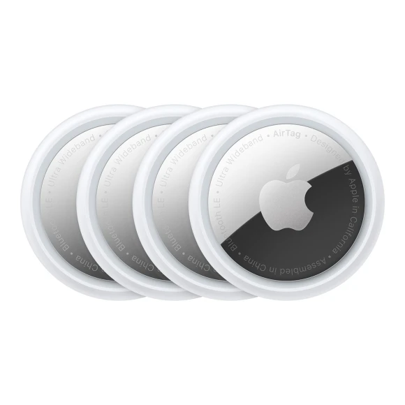 Tracking Device, 4-Pack with 1-Year Warranty, Apple