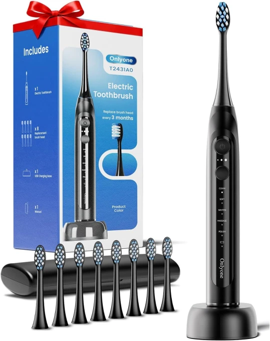 Ultrasonic Electric Toothbrush for Adults — Electric Toothbrush, Onlyone