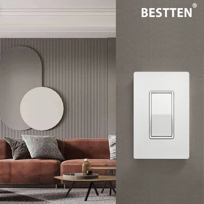 3 Pack Super Slim Slide Dimmer Light Switch — Smart Switch, BESTTEN