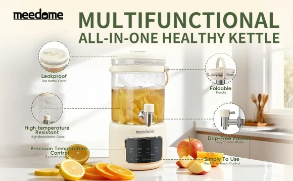 3L Electric Kettle & Beverage Dispenser with Infuser — Electric Kettle, meedome