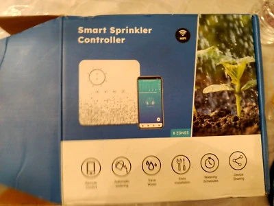 8 Zone Smart Sprinkler Controller with External Antenna — Irrigation System, tolviviov