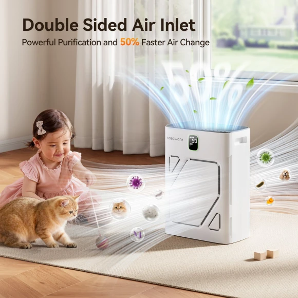 Air Purifier for Home Large Room 2600ft² — Air Purifier, Meowant
