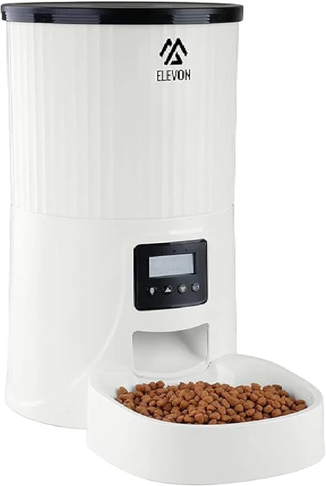 Automatic Cat and Dog Feeder with Voice Recorder — Automatic Pet Feeder, Elevon