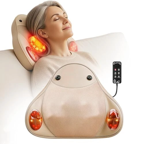 Back Massager with Heat and Vibration — Massage Chairs, UieSian Asdys
