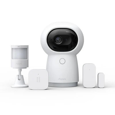 Camera Protect Kit Y100, 4-Piece Wireless Home Security System with 2K Camera Hub G3, 3 Smart Sensors, HomeGuardian,... — Motion Sensor, Aqara