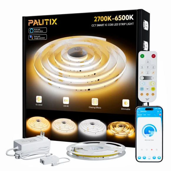 COB LED Strip Lights, CCT Smart IC — LED Strip Lights, PAUTIX