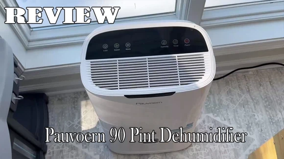 Dehumidifier for Basement & Home, Up to 5500 Sq. Ft, 90 Pint Smart Wi-Fi Control — Dehumidifier, Pauvoern
