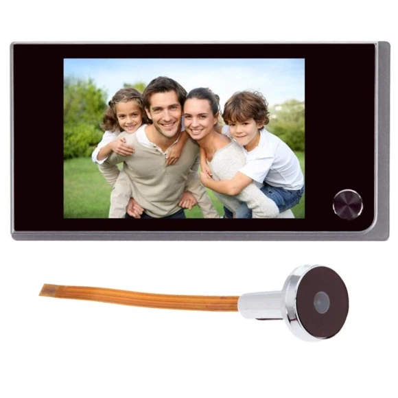 Digital Doorbell LCD Electronic Peephole — Video Doorbell, H-COME