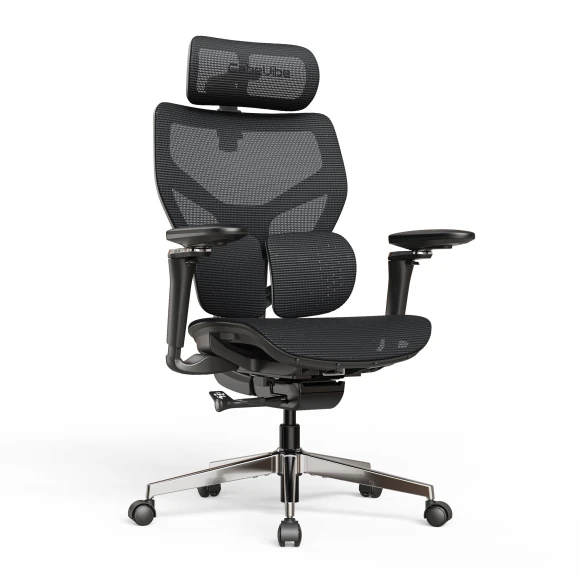 Ergonomic Office Chair with Adaptive Dual-Wing Lumbar Support — Smart Chairs, CabeVibe
