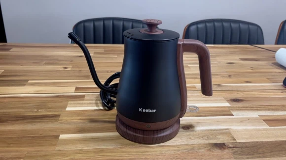 Gooseneck Kettle with Auto Shut Off — Electric Kettle, Keebar