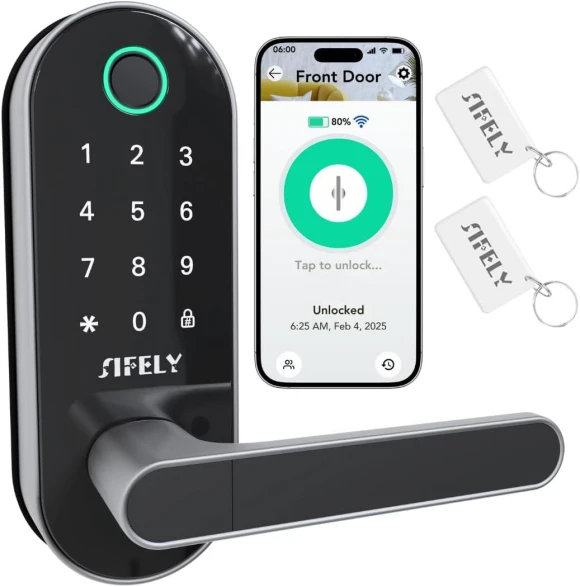 Keyless Entry Keypad Smart Door Lock with Handle & Knob — Smart Lock, Sifely