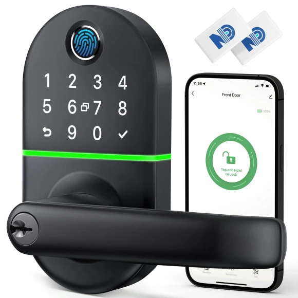 Keypad Door Lock with Handle — Smart Lock, NICE DIGI