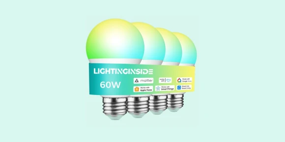 Matter Candelabra Smart Light Bulbs 60W Equivalent — Smart Light Bulb, Lightinginside