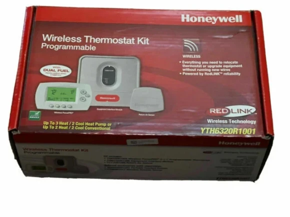 Programmable Redlink Enabled Wireless Focuspro Thermostat Kit — Smart Thermostat, Honeywell