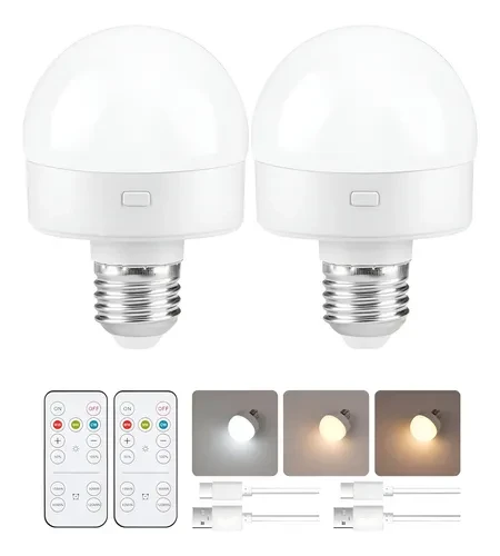 Rechargeable Light Bulbs with Remote Control — Smart Light Bulb, GOEBLESON