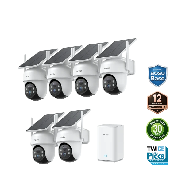 Security Cameras Wireless Outdoor, 6-Cam Kit — Security Camera, AOSU