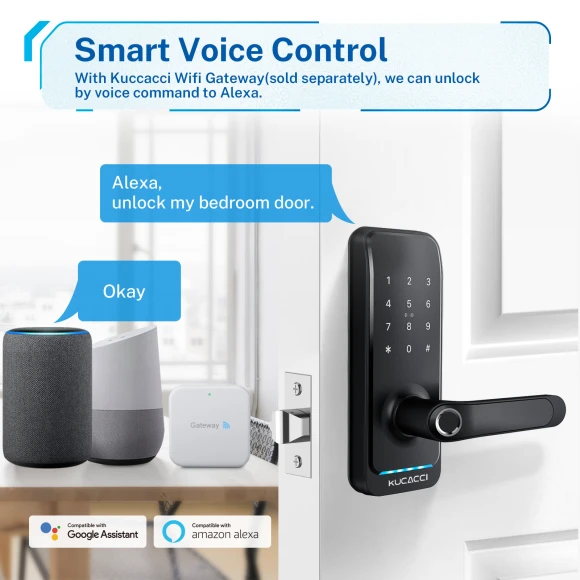 Smart Door Lock Deadbolt with Keypad — Smart Lock, KUCACCI