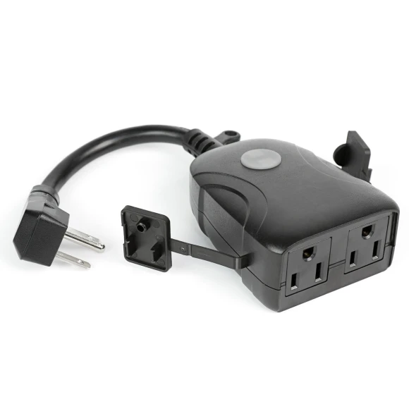 Smart Dual Outdoor Plug — Smart Plug, Feit Electric