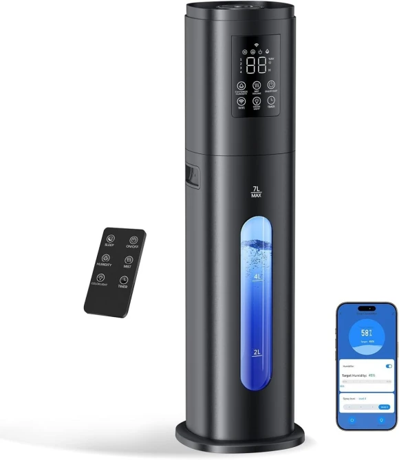 Smart Humidifier with App & Remote Control — Humidifier, Jingkey