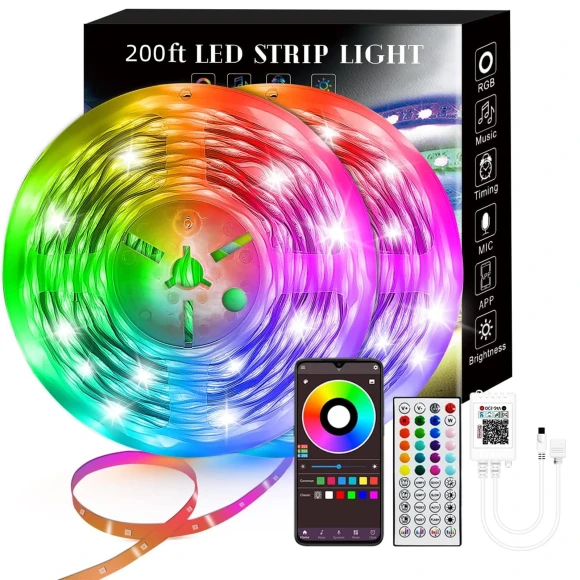 Smart LED Strip Lights (2 Rolls of 100ft) — LED Strip Lights, Lcutml