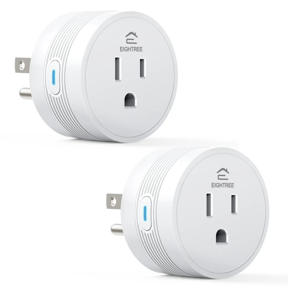 Smart Plug 5GHz & 2.4GHz, 15A WiFi Smart Outlet with Remote Control, Timer, Schedule — Smart Plug, EIGHTREE