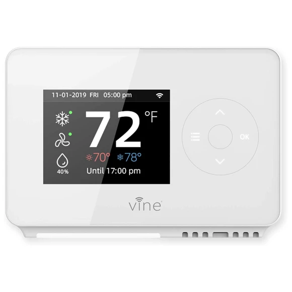 Smart Wi-Fi 7 Day Programmable Thermostat — Smart Thermostat, vine