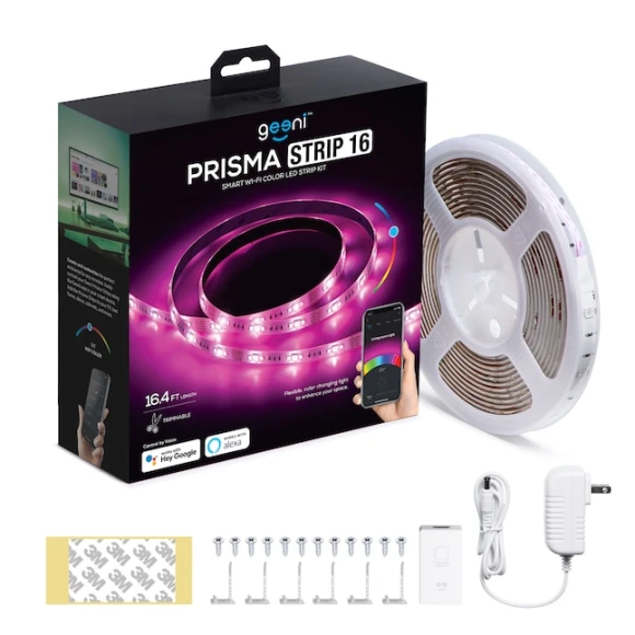 Smart WiFi LED Strip Lights, 16.4ft — LED Strip Lights, Geeni