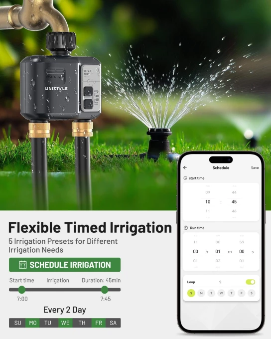 Sprinkler Timer — Irrigation System, Unistyle