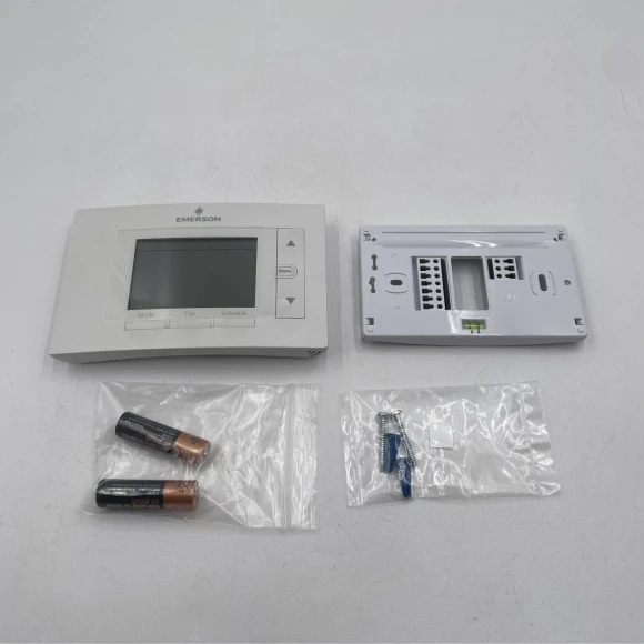 Wi-Fi Smart Thermostat with Wall Plate — Smart Thermostat, Emerson