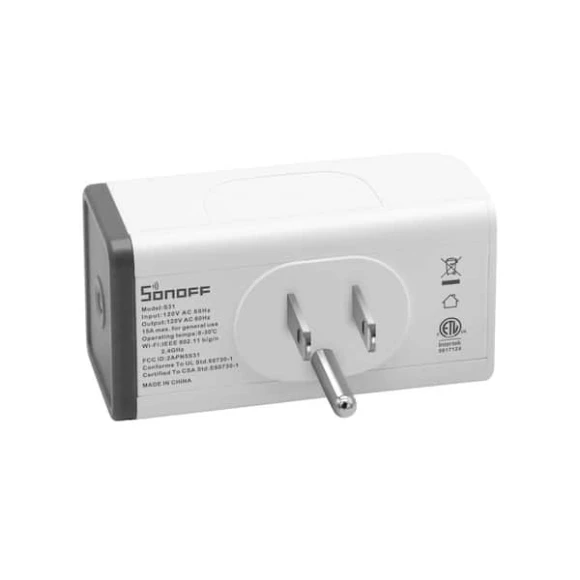 WiFi Smart Plug with Energy Monitoring — Smart Plug, Sonoff