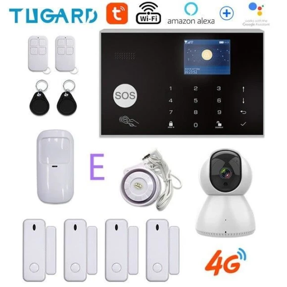 Wireless Home Alarm System — Security Monitoring, TUGARD