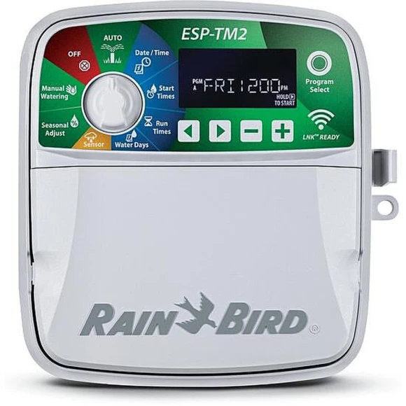 6 Station Indoor/Outdoor Controller — Irrigation System, Rain Bird