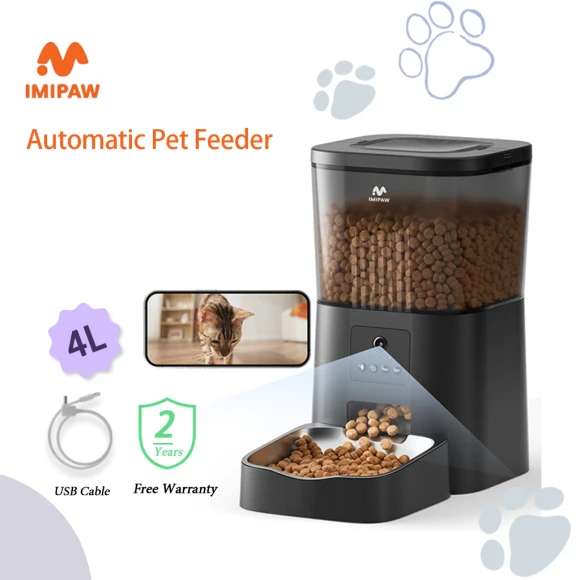 Automatic Cat Feeder — Automatic Pet Feeder, IMIPAW