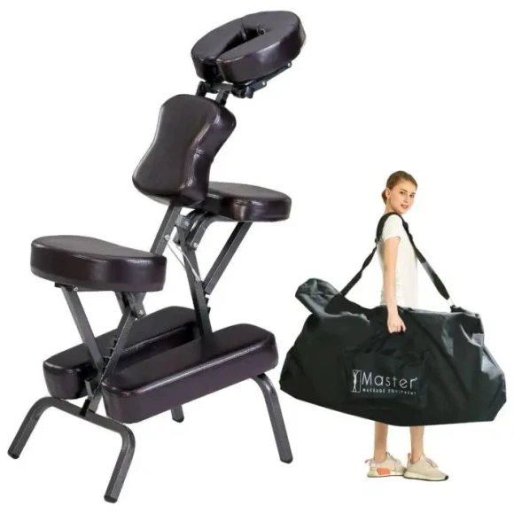 Bedford Adjustable Portable Folding Full Body Massage Chair — Massage Chairs, Master Massage