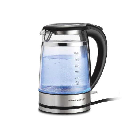 Double Wall 1.7L Electric Kettle — Electric Kettle, Hamilton Beach