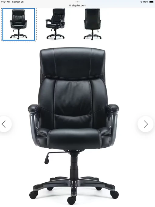 Lockland Ergonomic Managers Office Chair — Smart Chairs, STAPLES