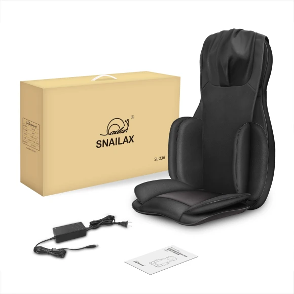 Neck and Back Massager with Heat — Massage Chairs, Snailax