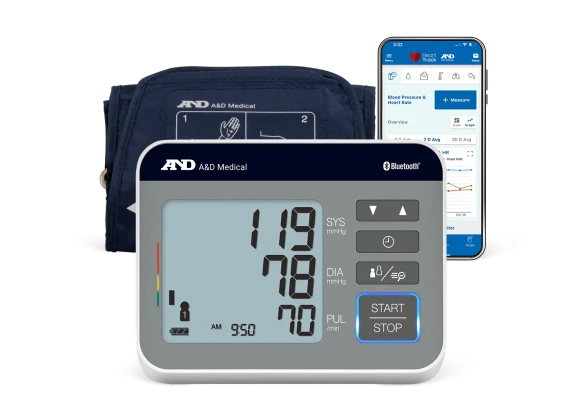 Precision Check BP Monitor with Bluetooth — Blood Pressure Monitor, A&D Medical
