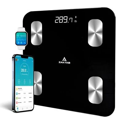 Scale for Body Weight, Accurate Weight Scale with LCD Display — Smart Scale, ZAKTAB