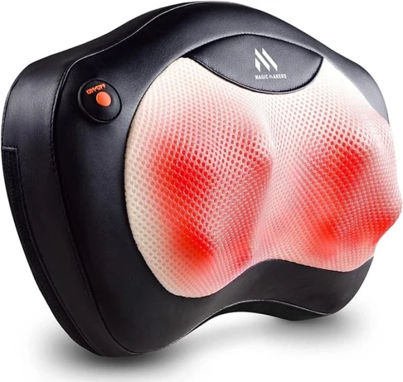 Shiatsu Neck Massager with Heat for Pain Relief — Massage Chairs, MagicMakers