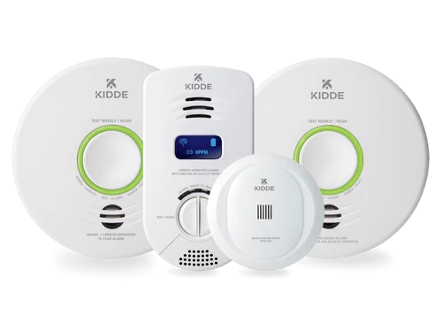 Smart Carbon Monoxide Detector & Indoor Air Quality Monitor + Leak & Freeze Sensor — Air Quality Monitor, Kidde