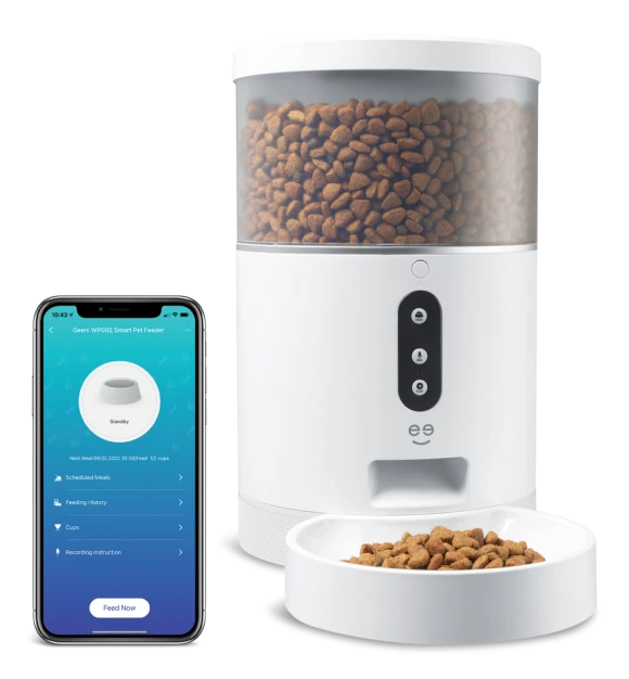 Smart Feeder, 4 Liter Automatic Pet Dog and Cat Feeder — Automatic Pet Feeder, Merkury Innovations