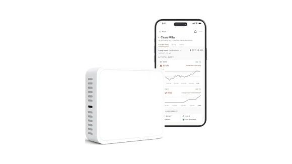 Smart Home Agent — 9-in-1 Smart Sensor, Noise & Motion Detector, Air Quality Monitor — Air Quality Monitor, Layla Eco Store