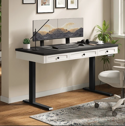 Standing Desk with Drawers — Standing Desk, ONBRILL