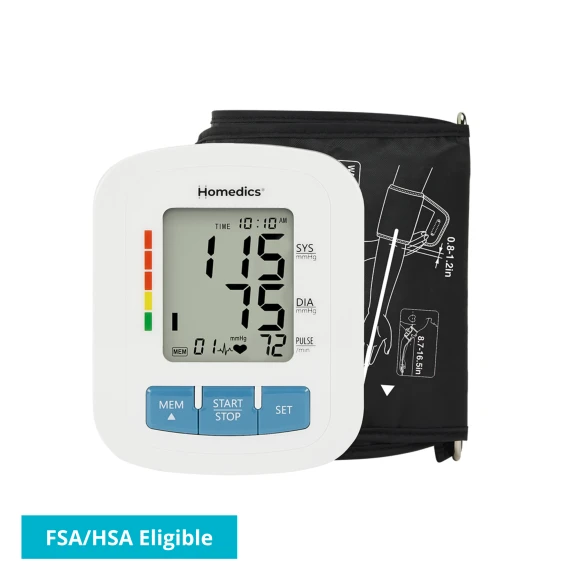 Upper Arm Blood Pressure Monitor — Blood Pressure Monitor, Homedics