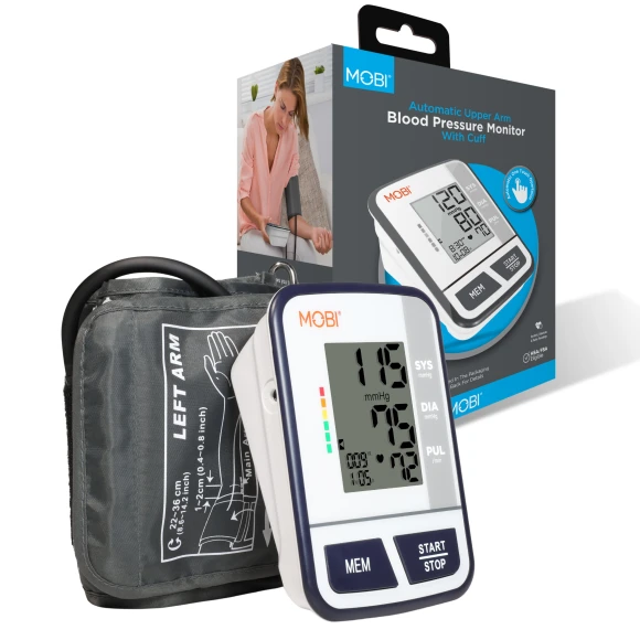 Upper-Arm Blood Pressure Monitor — Blood Pressure Monitor, MOBI